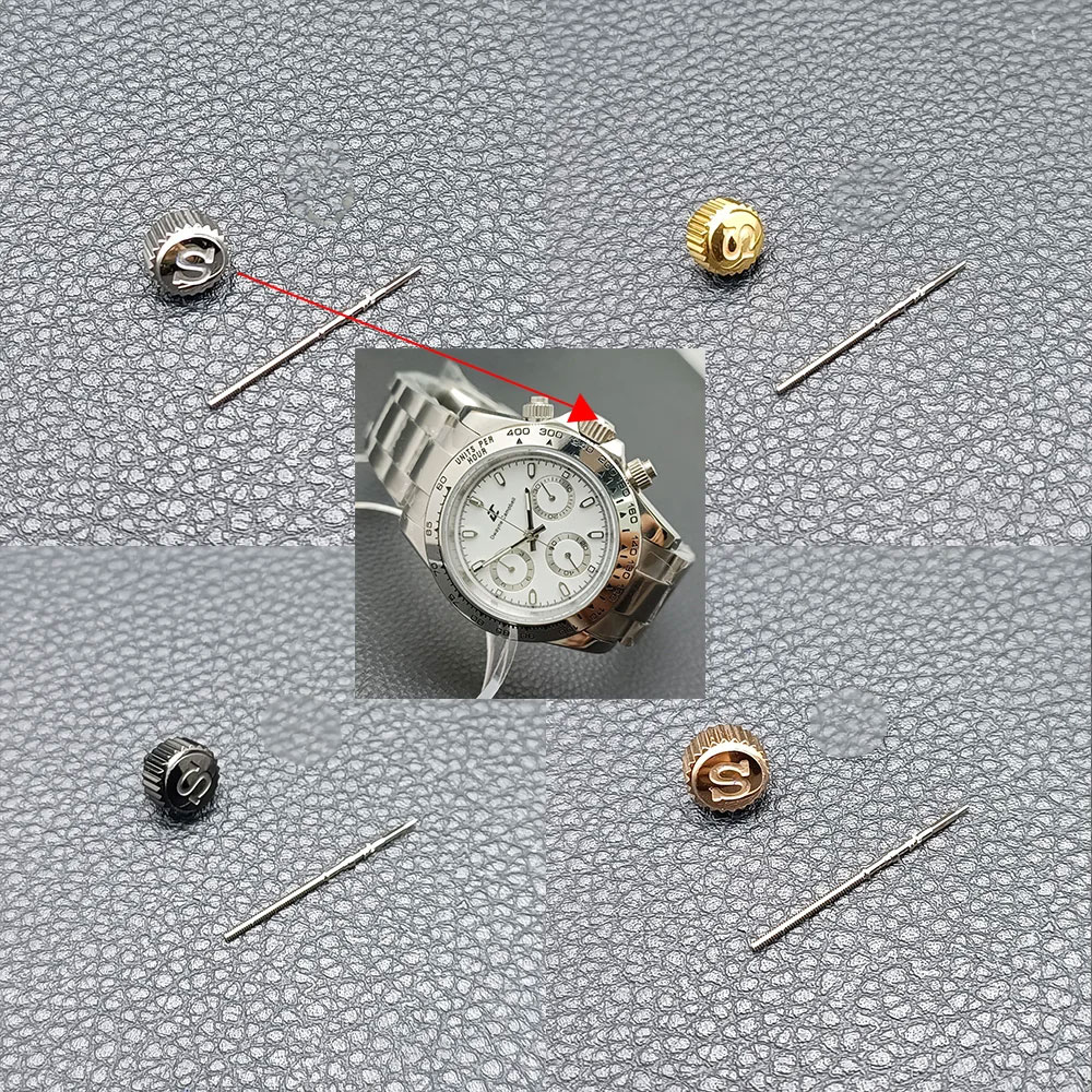 Watch Crown Stem - Tombol Arloji VK63 Model Crown Screw-in