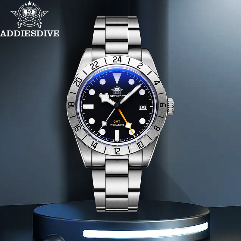 Solar Powered Watch - Jam Tangan Pria Mewah ADDIESDIVE Baru