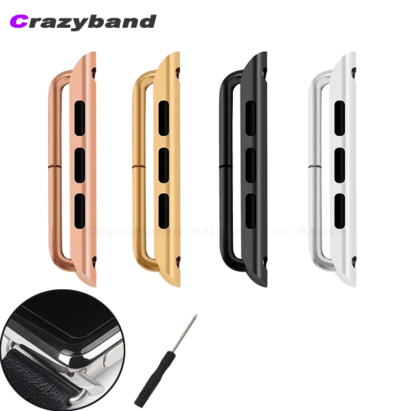 Replacement Watch Bracelet - 2 Buah Adaptor Konektor Baja Tahan