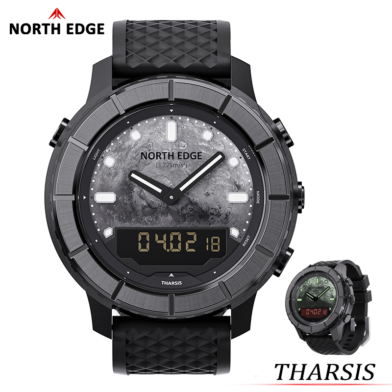 Solar Powered Watch - NORTH EDGE 2026 THARSIS Jam Tangan