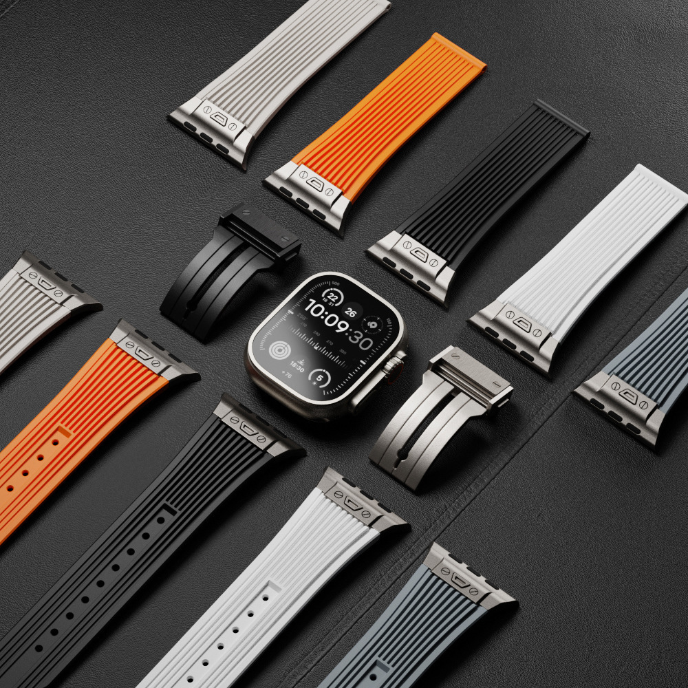 Smartwatch Slim Watches For Men - Tali Silikon untuk Apple Watch Ultra