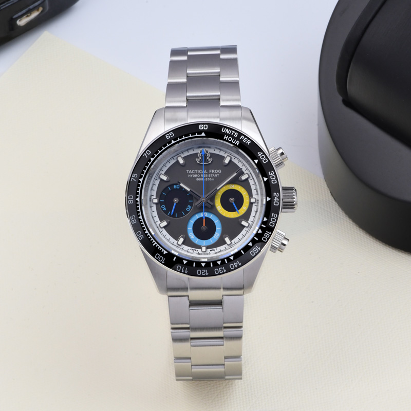 Solar Powered Watch - Jam Tangan Tactical Frog Stainless Steel