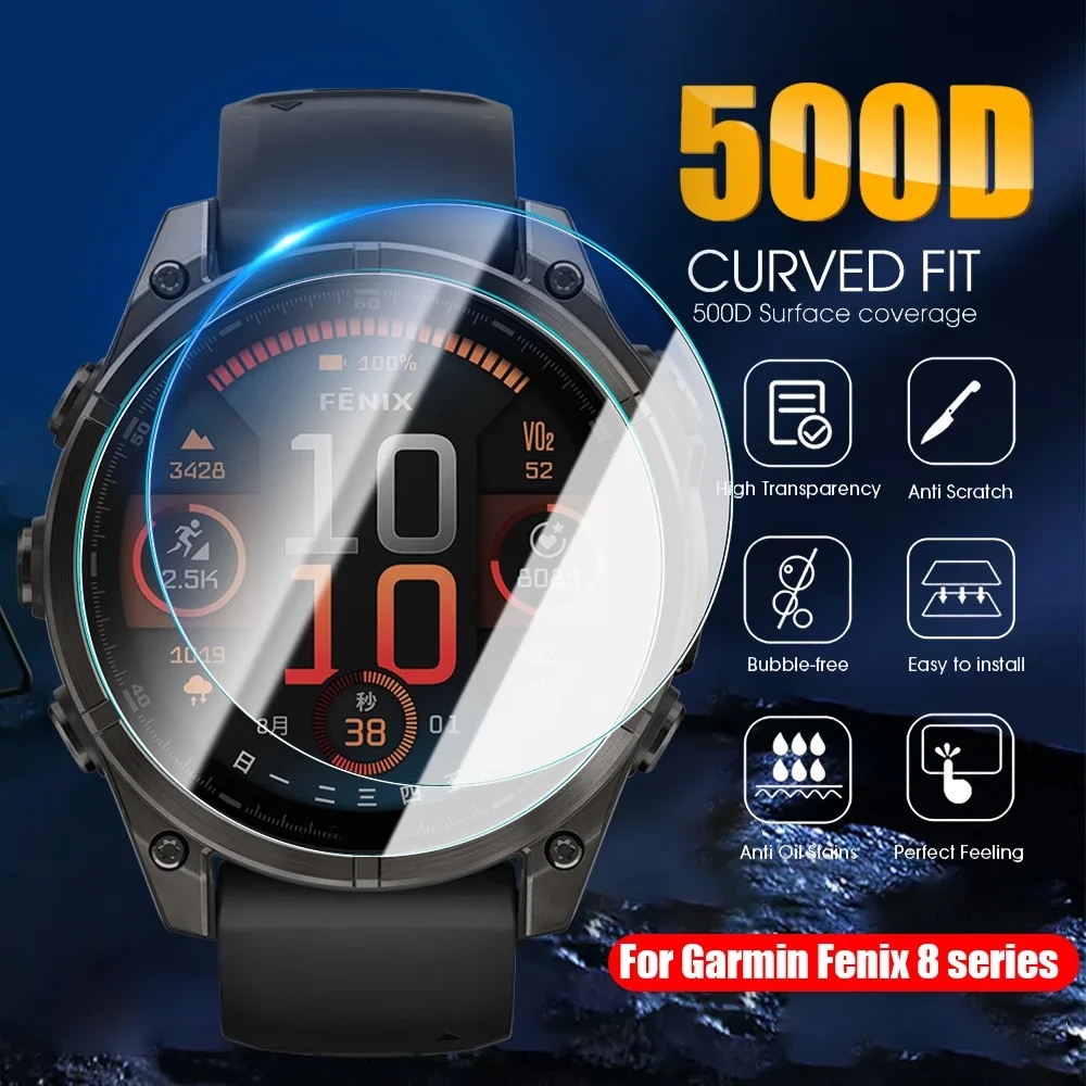 Solar Powered Watch - 1/5 Buah Kaca Tempered HD 9H