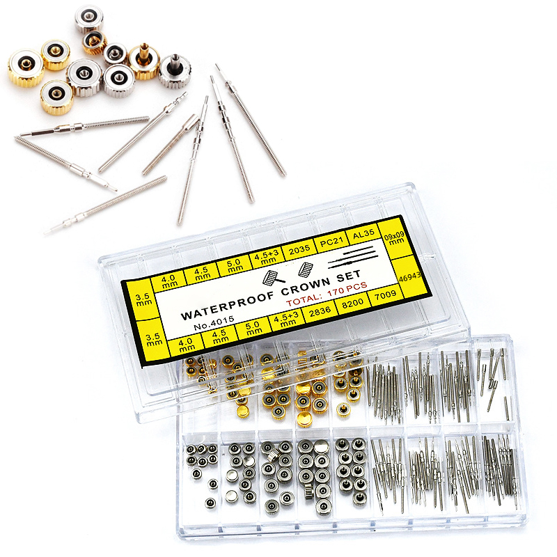 Watch Crown Stem - Kit Alat Pengganti Perbaikan Aksesori Mahkota