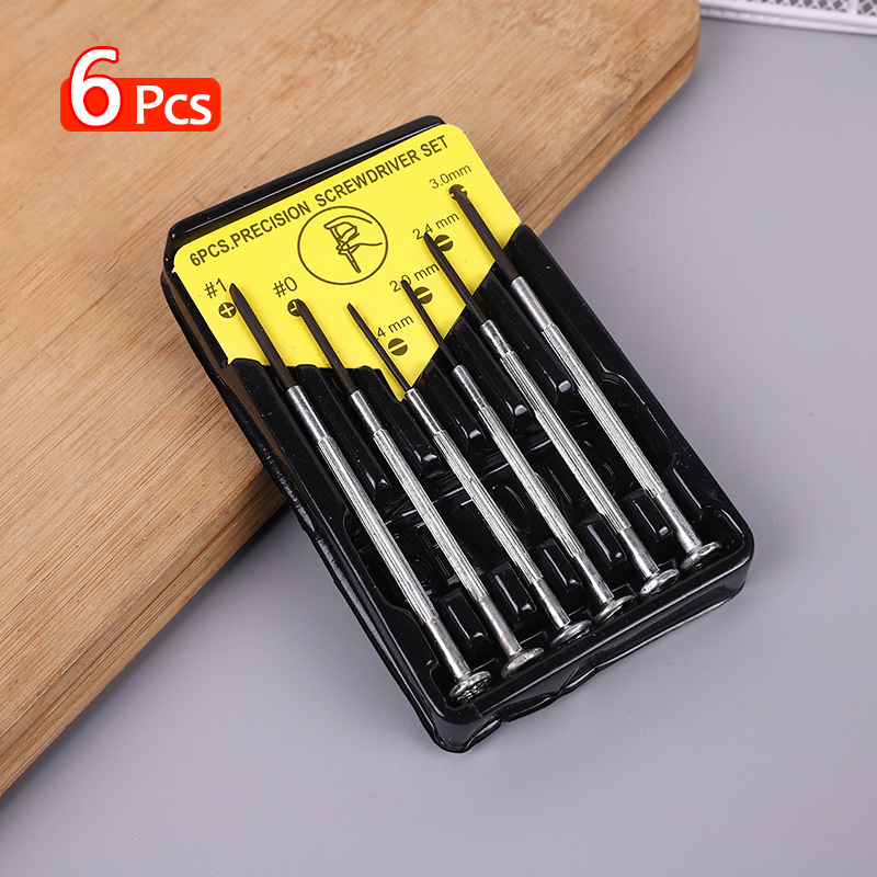 6 Buah Set Obeng Mini untuk Pe - Watch Tool Repair Kit ulasan dan harga