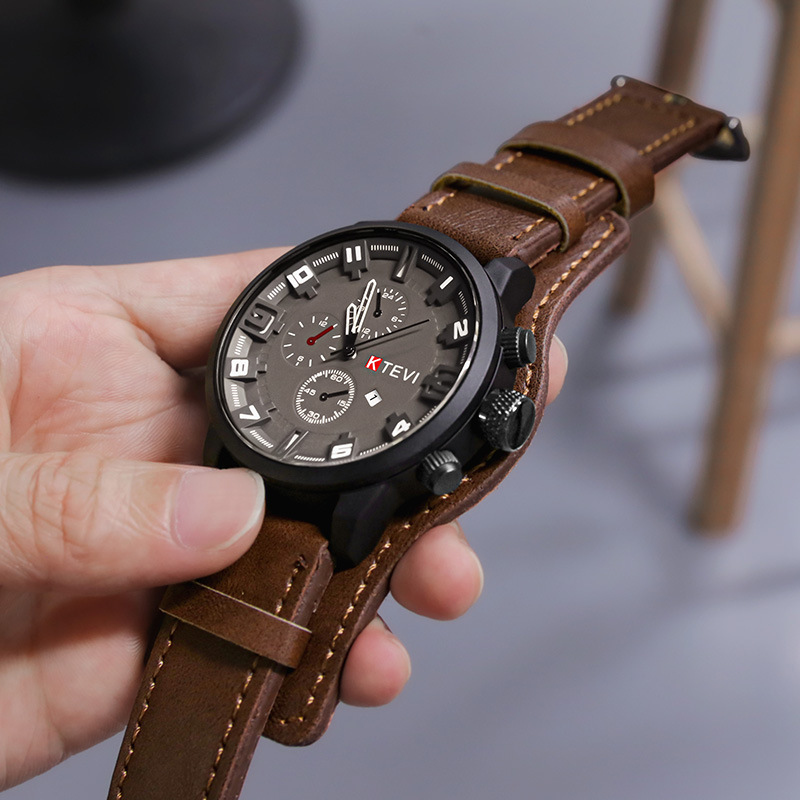 Jam Tangan Pria Retro Jam Tang - Solar Powered Watch ulasan dan harga