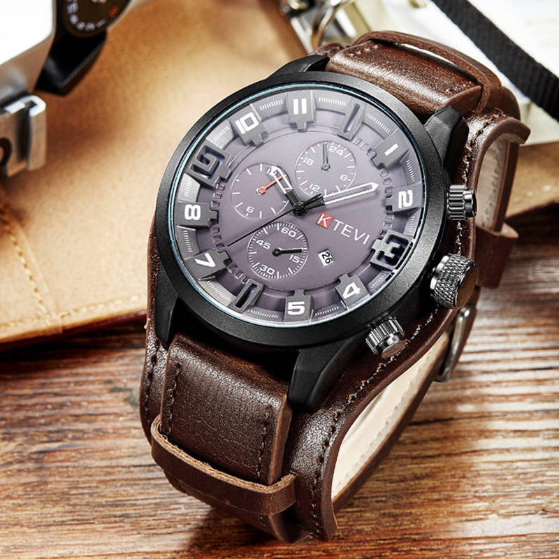 Jam Tangan Pria Retro Jam Tang - Solar Powered Watch ulasan dan harga