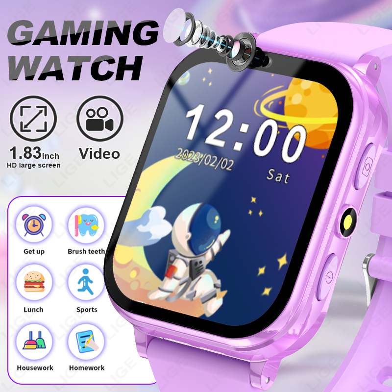 LIGE Jam Tangan Pintar Digital - Smartwatch Digital Watches For Boys ulasan dan harga