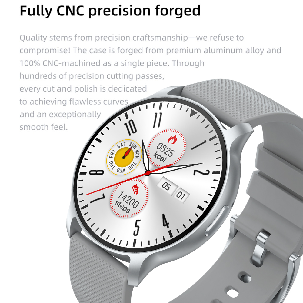 Jam tangan pintar AMOLED tipis - Smartwatch Slim Watches For Men ulasan dan harga