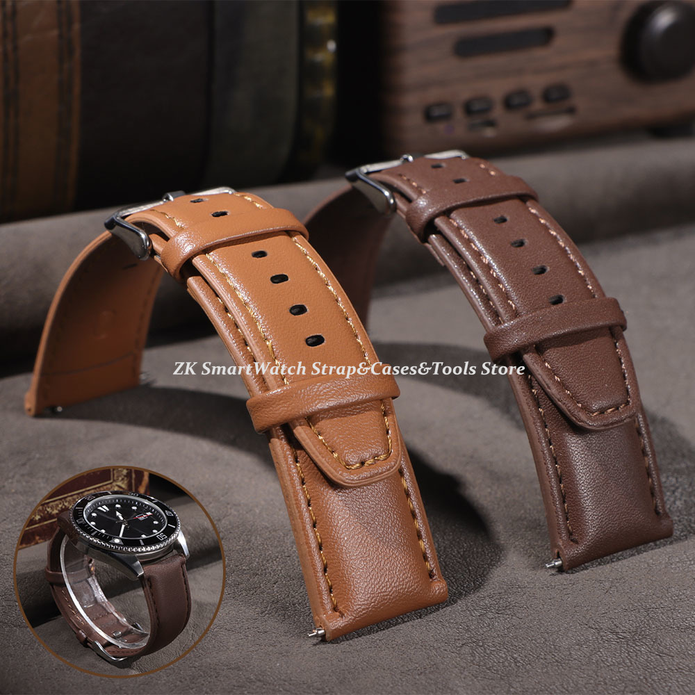 Tali Jam Tangan Kulit 22Mm unt - Smartwatch Vintage Watches For Women ulasan dan harga