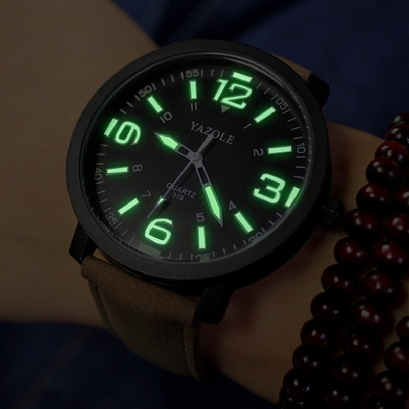 Yazole Luminous Watch Pria Ola - Solar Powered Watch ulasan dan harga