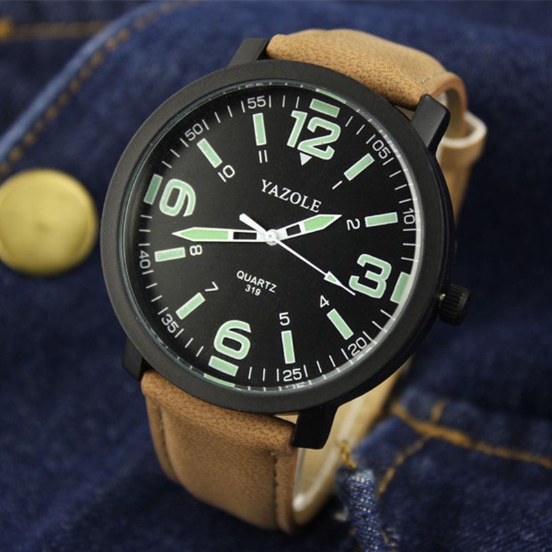 Yazole Luminous Watch Pria Ola - Solar Powered Watch ulasan dan harga
