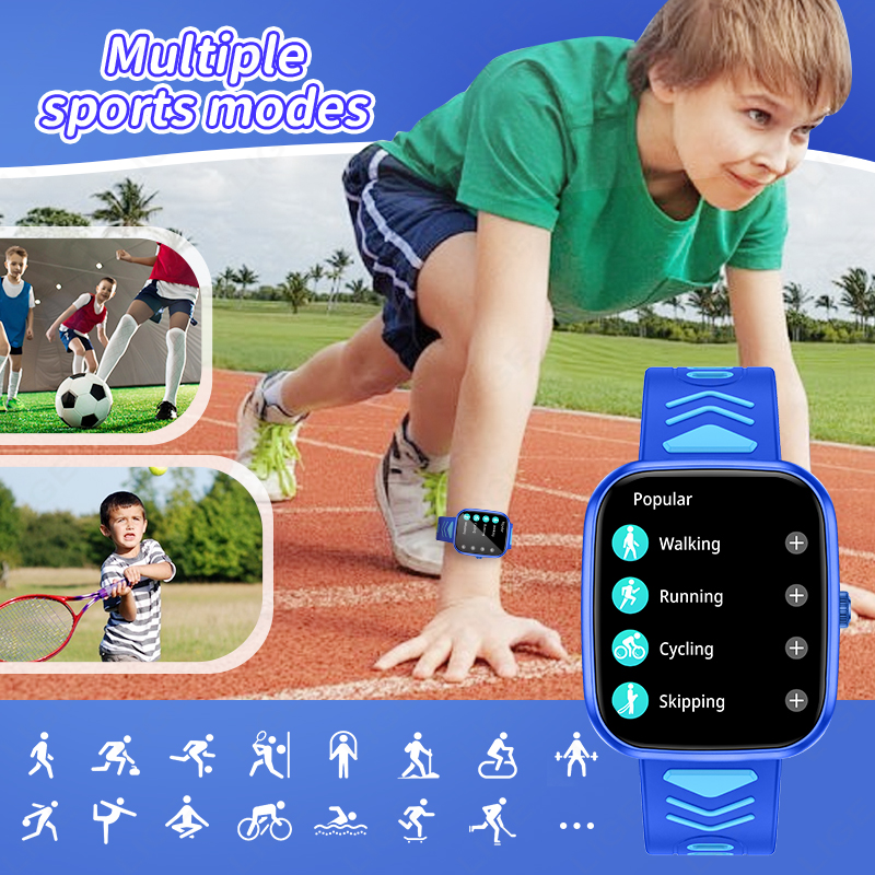 LIGE Jam Tangan Pintar Anak Ba - Smartwatch Digital Watches For Boys ulasan dan harga