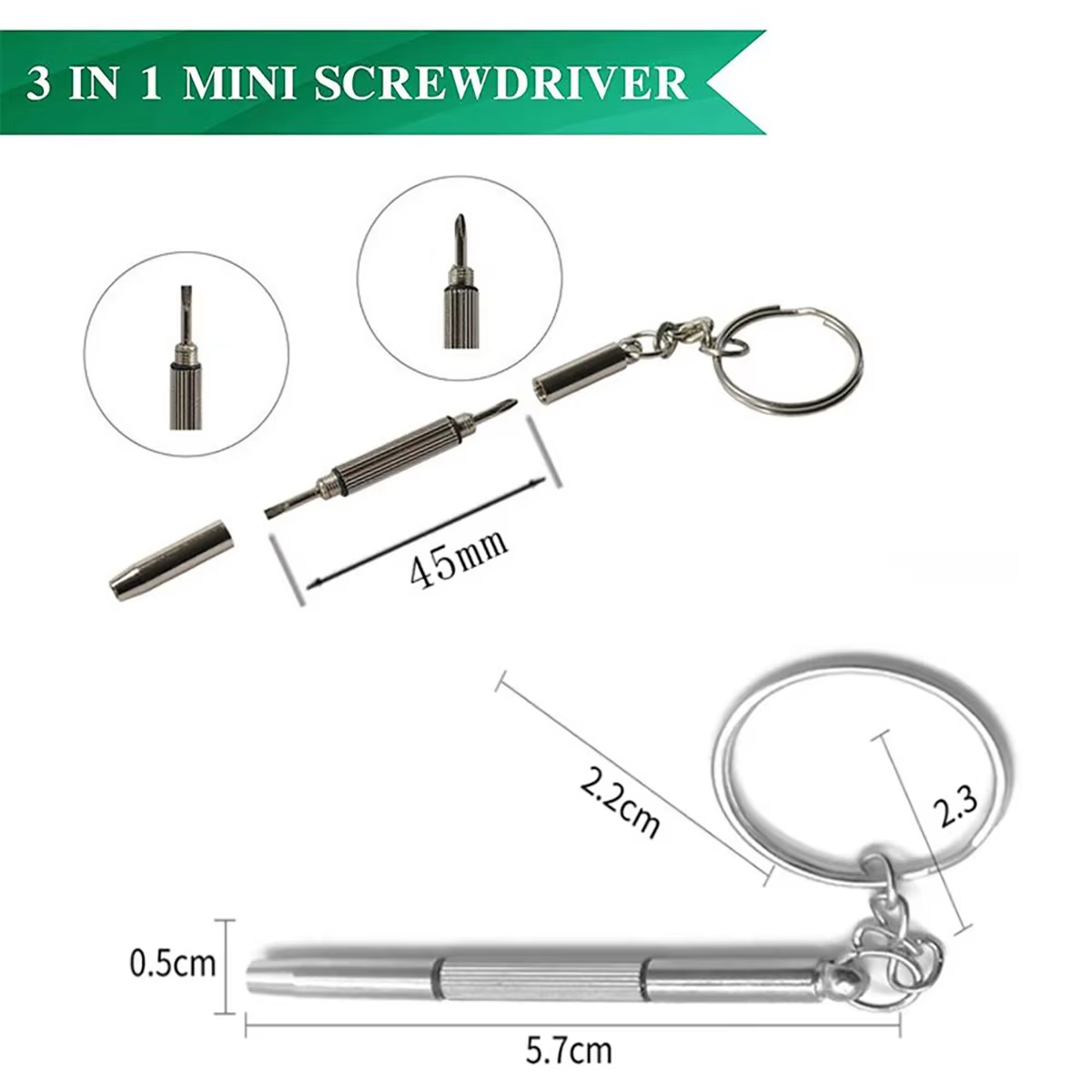 1 ~ 20 Buah Obeng Kacamata Min - Watch Tool Repair Kit ulasan dan harga
