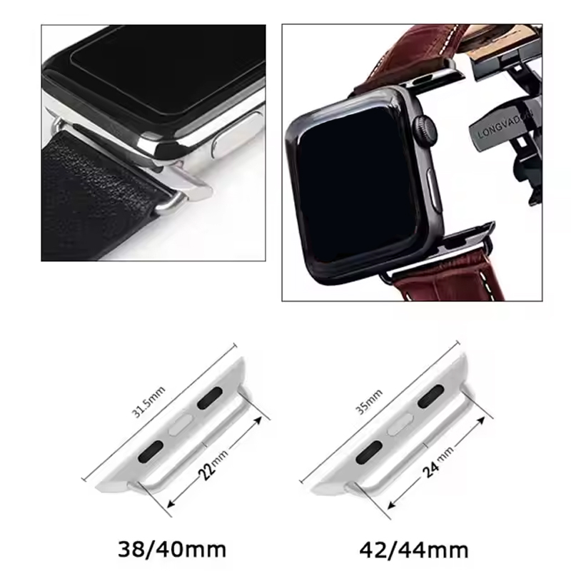 2 Buah Adaptor Konektor Baja T - Replacement Watch Bracelet ulasan dan harga
