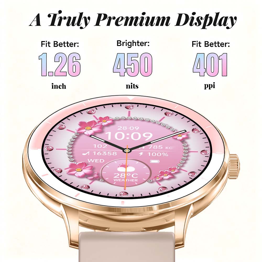 Jam Tangan Pintar Wanita Layar - Smartwatch Sports Watches For Women ulasan dan harga