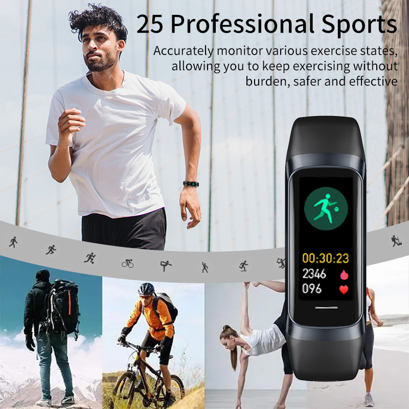 LIGE 1.1 Inci Amoled Monitor D - Smartwatch Slim Watches For Men ulasan dan harga