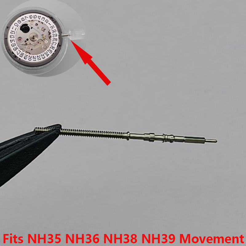2/4PCS Stem Mahkota Mesin NH35 - Watch Crown Stem ulasan dan harga