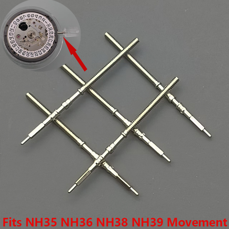 2/4PCS Stem Mahkota Mesin NH35 - Watch Crown Stem ulasan dan harga