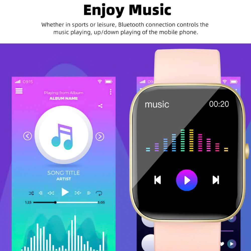 Jam Tangan Pintar Bluetooth 20 - Smartwatch Ladies Watches For Women ulasan dan harga