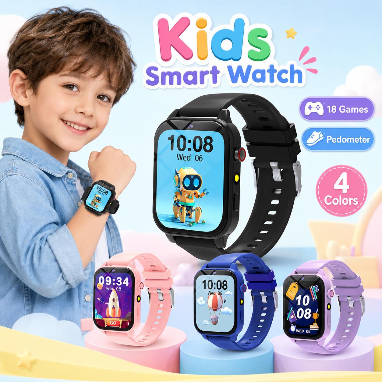 Jam Tangan Pintar untuk Anak-a - Smartwatch Digital Watches For Boys ulasan dan harga