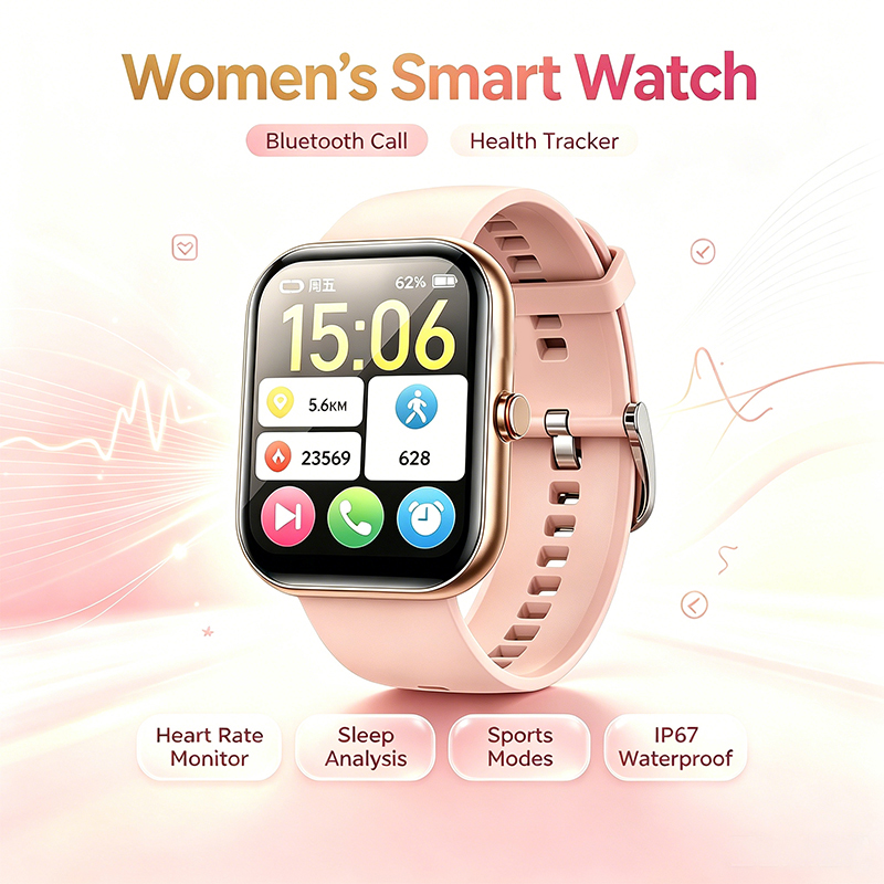 Jam Tangan Pintar Wanita, Pang - Smartwatch Ladies Watches For Women ulasan dan harga