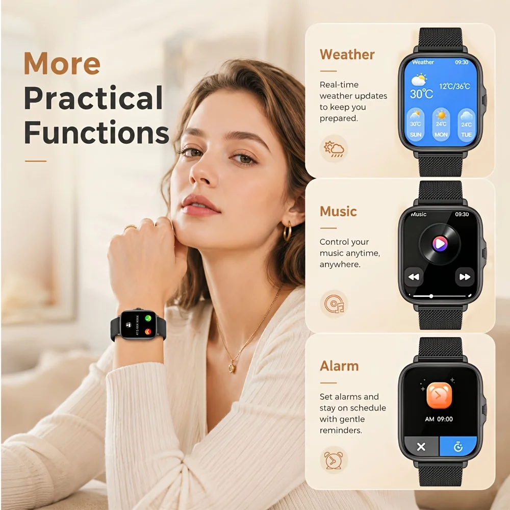 Jam tangan pintar, layar sentu - Smartwatch Sports Watches For Women ulasan dan harga