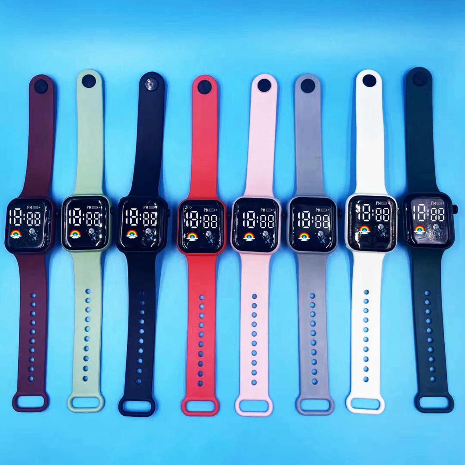 Jam tangan pintar olahraga sis - Smartwatch Digital Watches For Boys ulasan dan harga