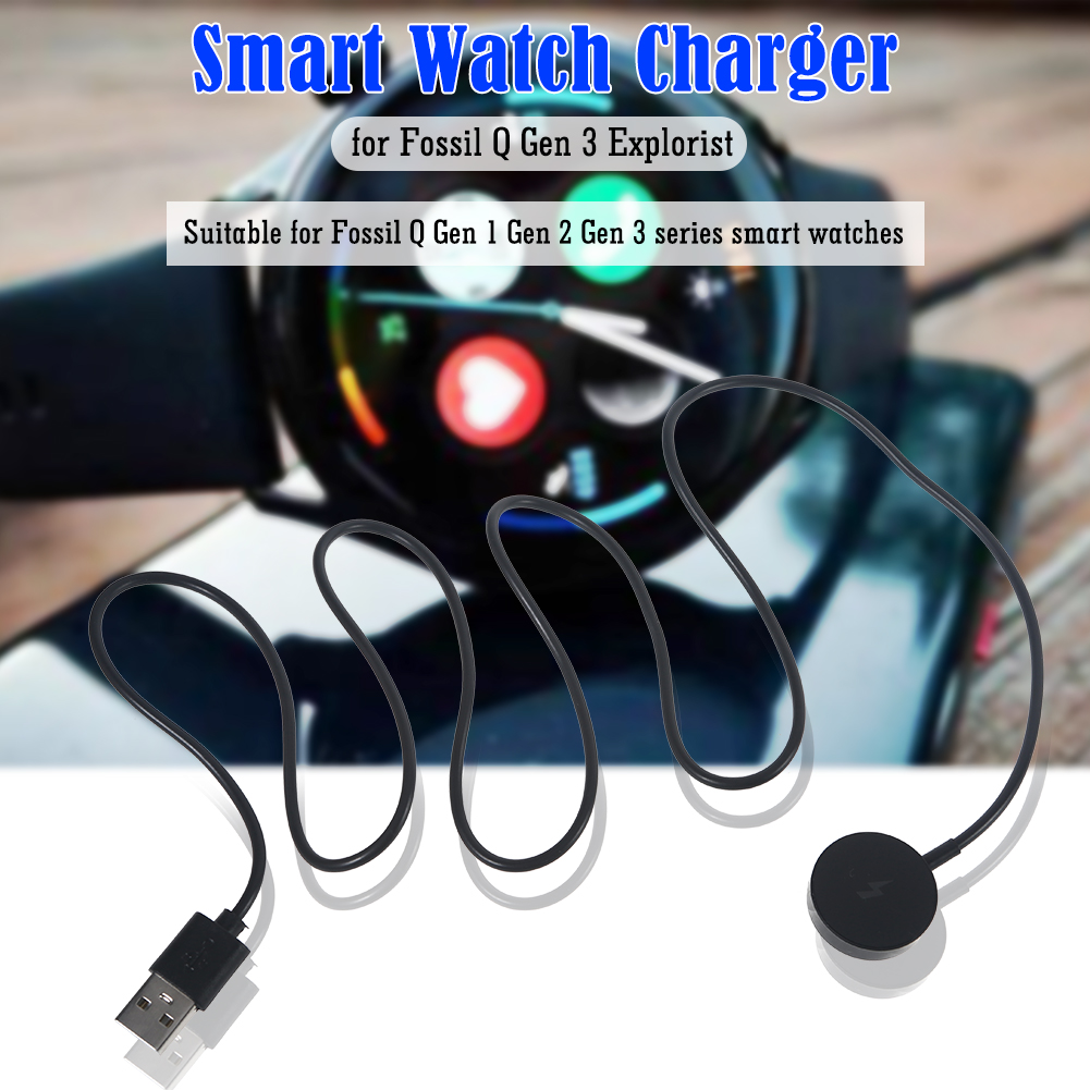 Pengisi Daya Magnetik Jam Tang - Fossil Watches Smartwatch Charger ulasan dan harga