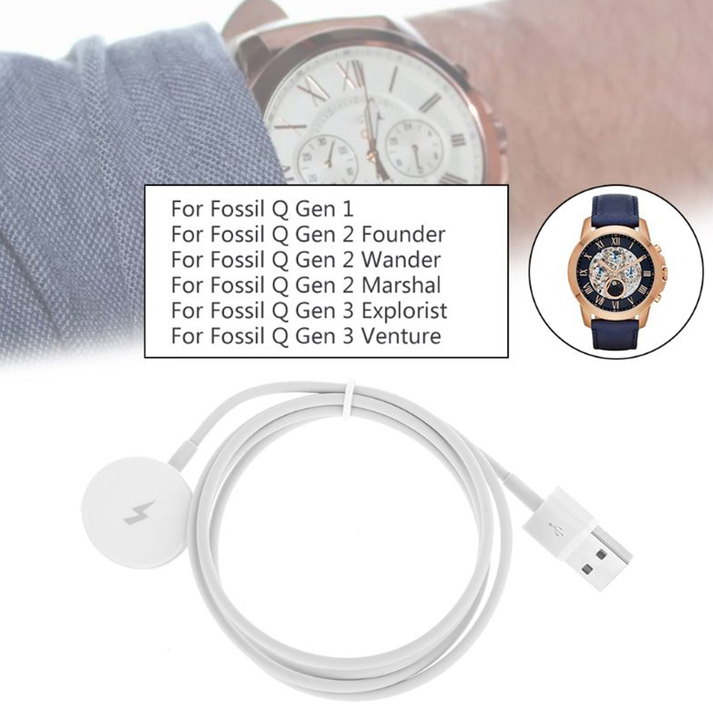 Pengisi Daya Magnetik Jam Tang - Fossil Watches Smartwatch Charger ulasan dan harga