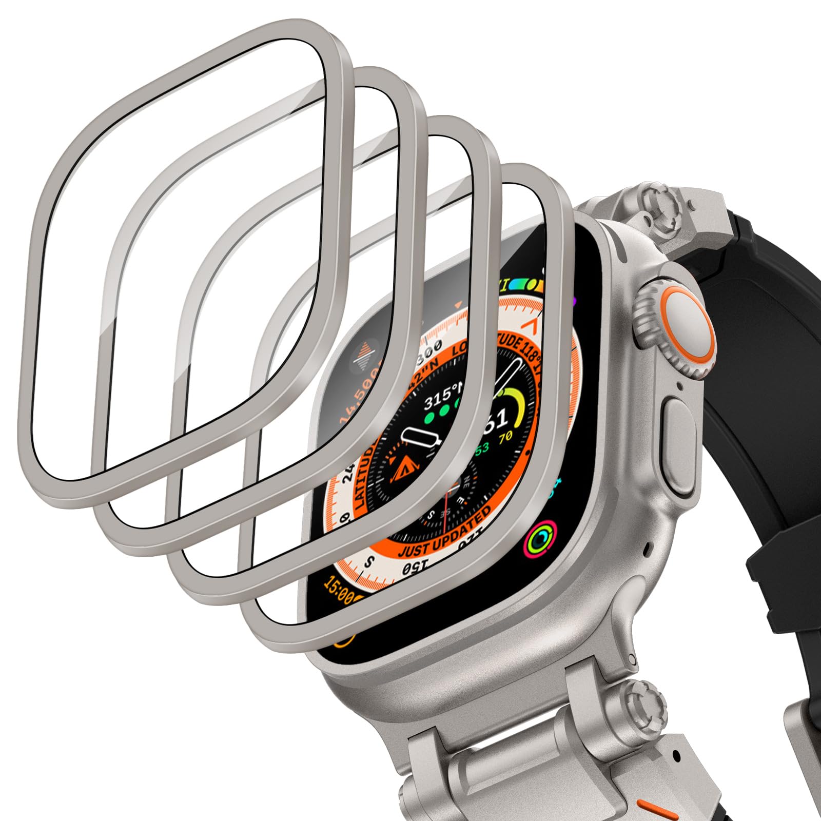 Casing Aloi Aluminium + Kaca T - Smartwatch Watches Gift For Women ulasan dan harga
